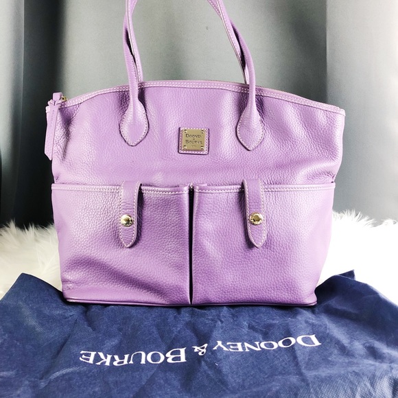 Dooney & Bourke Purple Shoulder Bag - Picture 7 of 7